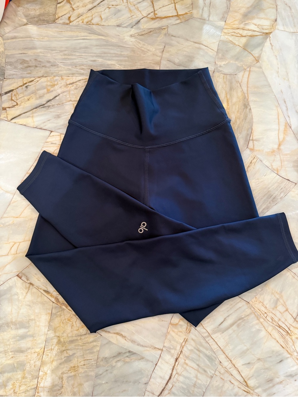 ALO Yoga High-Waist Navy Leggings